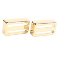 thumbnail image 4 of Electric Guitar Pickup Cover, Brass Safe Protection Guitar Pickup Shell Standard Design Durable 2Pcs  for Instrument Black,Silver,Gold, 4 of 7