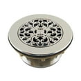 thumbnail image 1 of Kingston Brass BSFT4136 Watercourse Base de Douche Ronde en Laiton 4.25 Po, Nickel Poli, 1 of 1