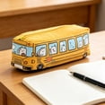 thumbnail image 5 of Gumesh Plush Cartoon Makeup Bag - Multiuse Soft Fuzzy Cosmetic Pouch for Women, Large Travel Toiletry Bag, Cute Pencil Case, Gift Idea (Yellow), 5 of 6