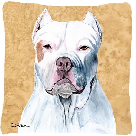 Carolines Treasures Pit Bull Indoor & Outdoor Fabric Decorative Pillow Carolines Treasures Pit Bull Indoor & Outdoor Fabric Decorative Pillow