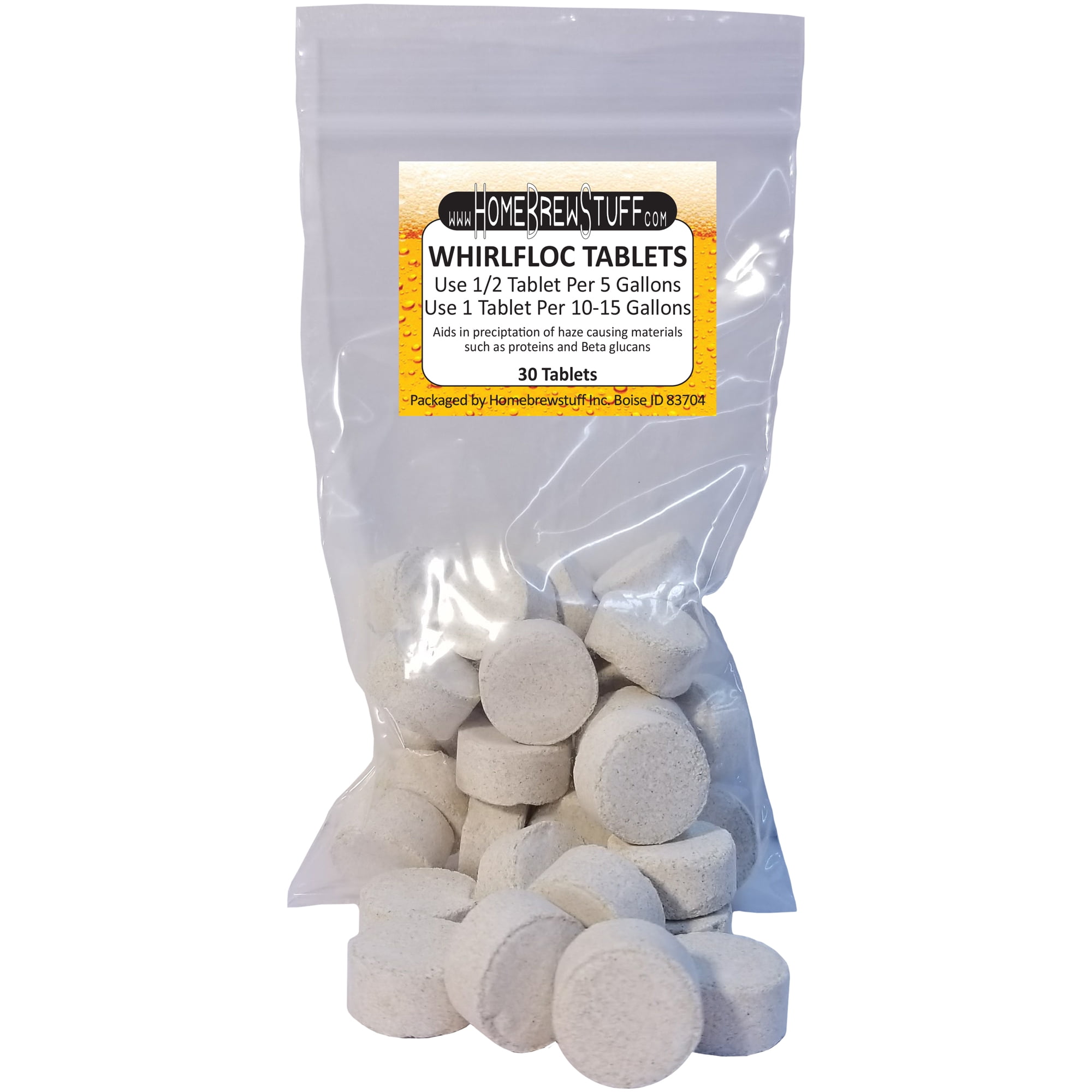 30x IRISH MOSS Whirlfloc Tablets Beer Clarifier Homebrew Carrageenan