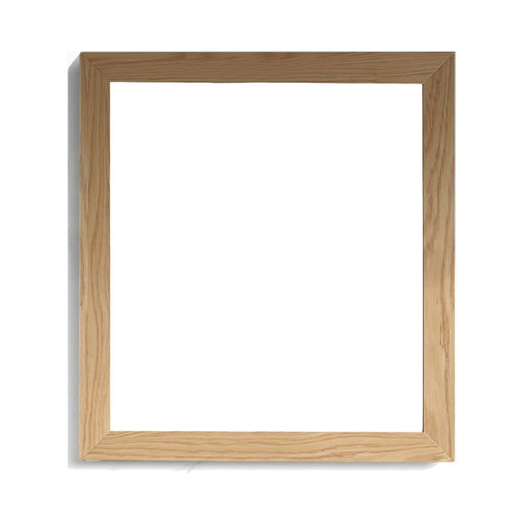 Fully Framed 30" California White Oak Mirror