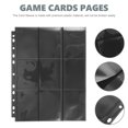 thumbnail image 3 of RENACLIPY Noir 50 Pcs Pages de Porte-Cartes de Collection Reliure de Cartes Pochettes de Rangement PP pour Cartes de Jeu Photos, 3 of 6