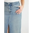 thumbnail image 5 of Free Assembly Women's Midi Denim Skirt, Sizes 0-20, 5 of 6