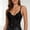 Black, variant on Floral Lace Corset Top for Women V Neck Sheer Crop Cami Top Fasion Elastic Spaghetti Strap Party Bustier