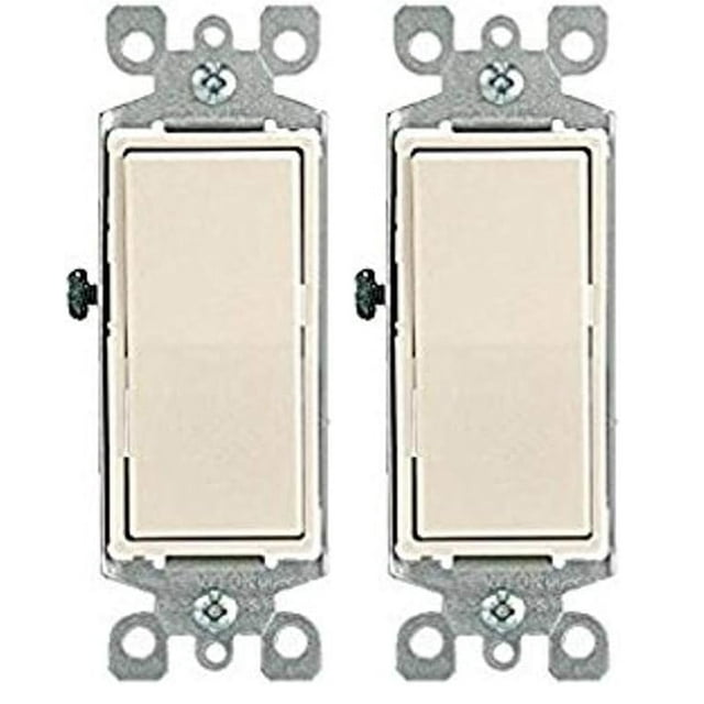 Leviton 5604-2T Interruptor de Palanca Decora 4 Vías 15 Amp 120/277V Paquete