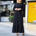 thumbnail image 2 of HJYCHN Elegant Women Long Sleeve Pullover Abaya Dress for Daily Prayer Wear and Fashion Long Dress Black L, 2 of 5