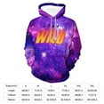 thumbnail image 2 of Ben Azelart Stay Wild Hoodies for Men Women, Pullover Hoodie with Kangaroo Pocket, 3D Print Long Sleeve Hooded Tops, S-3XL, 2 of 8