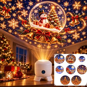 Kiddiway Christmas Light Projector Halloween Projector Outdoor - Christmas Projector Lights Christmas Lights Christmas Decor
