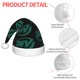 thumbnail image 5 of Gorro de Papá Noel de peluche para niños y adolescentes de 4 a 12 años, gorro navideño para niños y niñas, regalo para fiestas navideñas, protección contra el frío y calidez, 5 of 7