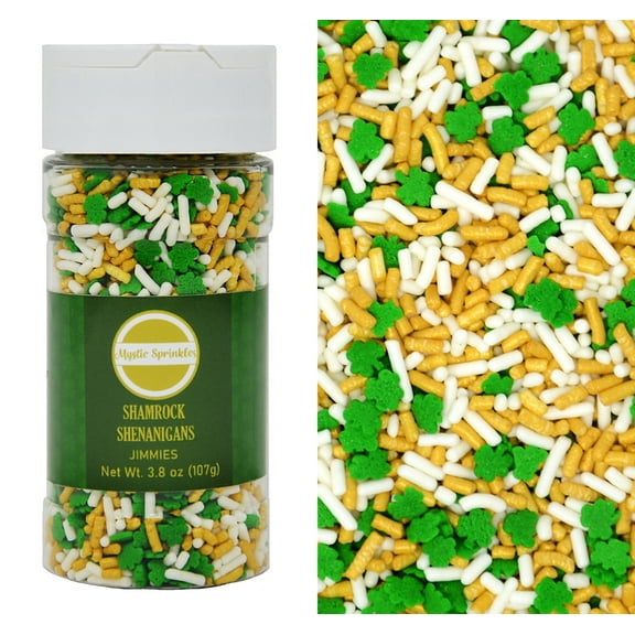 Mystic Sprinkles Shamrock Shenanigans Sprinkle Mix 3 oz