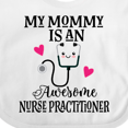 thumbnail image 4 of Inktastic Nurse Practitioner Mommy for Daughter Girls Baby Bib, 4 of 4