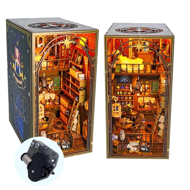 Kit de libros para hacer tú mismo RICFURPET Mira Magic House con caja de música