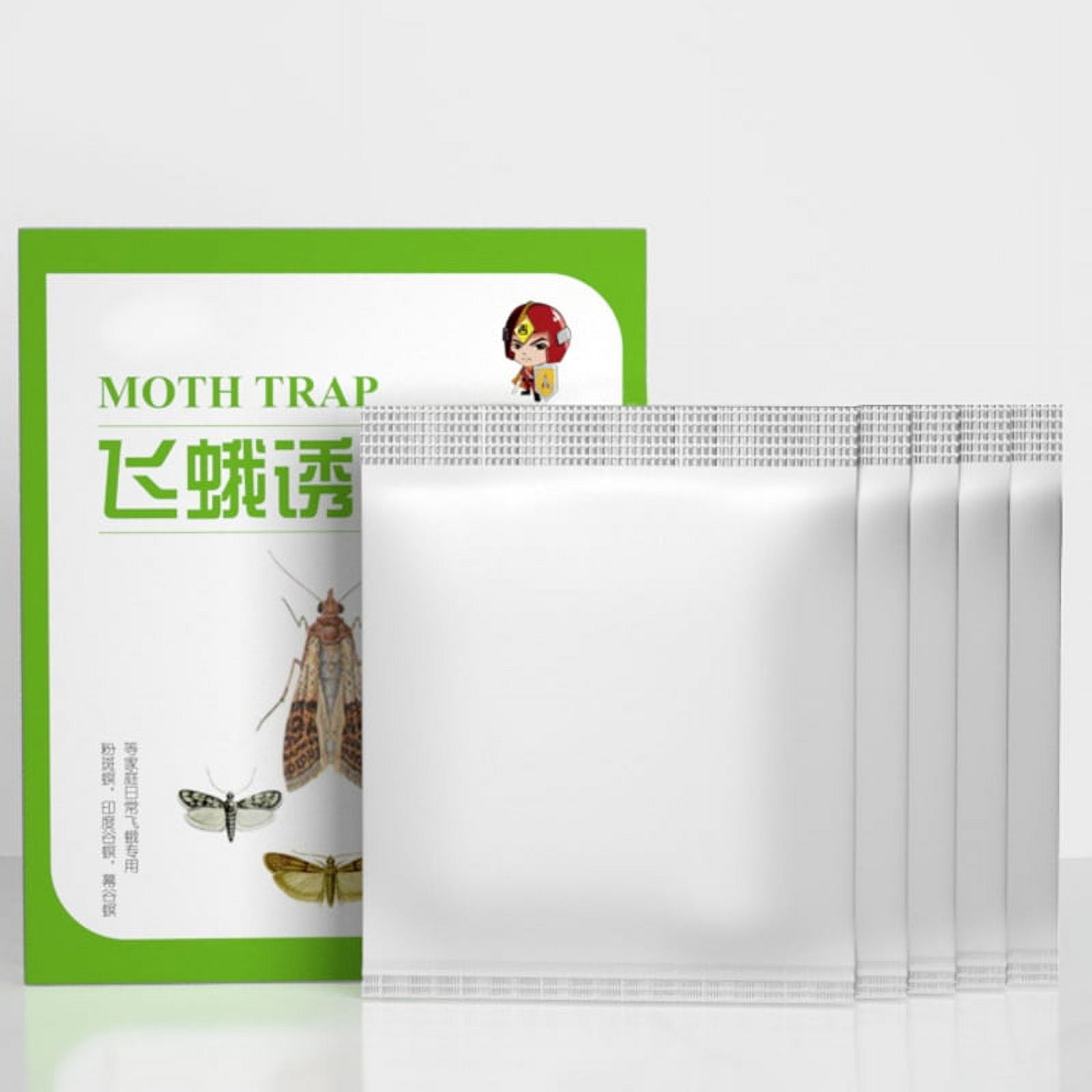 Auqosetra 5 Pack/Set Attractant Moth Trap Pantry Kitchen Anti Moth