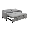 thumbnail image 4 of MAYEERTY 69" Modern Fabric Loveseat Futon Sofa Couch - 3-in-1 Queen Sleeper Sofa Bed for Living Room, Gray, 4 of 15