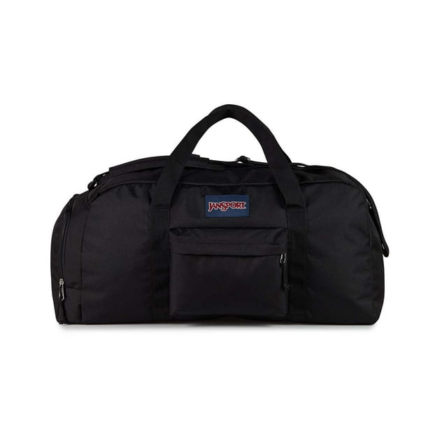 Bolsa de viaje JanSport Weekender grande para viajes o gimnasio, negra