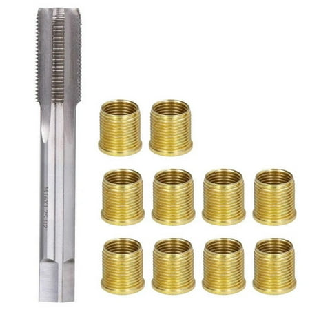 

BAMILL Thread Repair Tools Gasoline Engine Metal M14X1.25 Inserts And M16X1.25 Tap Kit