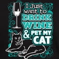 thumbnail image 3 of CafePress - Drink Wine And Pet My Cat T Shirt - Men's Classic Graphic Cotton T-Shirt, 3 of 4