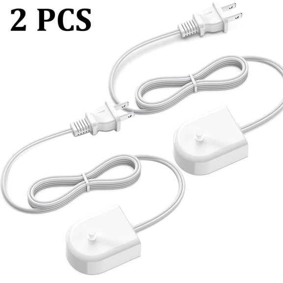 OFEFE 2 Pcs Replacement Charger Base for Electric Toothbrush HX6100, Travel Charger for Compatible Philips Sonicare HX3000 / HX6000 / HX8000 / HX9000