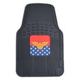 Wonder Woman Car Accessories Pack Seat Cover, Rubber Floor Mats