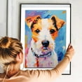 thumbnail image 5 of Parson Russell Terrier Dog Art Print Poster, Wall art Painting Decor, Starry Night Van Gogh Art Home Decor Artwork For Bedroom Living Room Bathroom Decor, 5 of 5