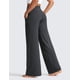 thumbnail image 3 of Pantalones CRZ YOGA Butterlift de pierna ancha, tiro alto, gris, talla S, 3 of 5