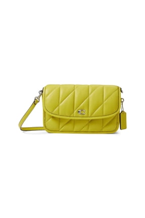 Quilted Pillow Leather Hayden Crossbody Key Lime One Size