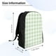 thumbnail image 4 of Fotbe Green Checkboard Mochila de Viaje para Laptop, Mochila Ejecutiva Delgada y Resistente 15.6", 4 of 8