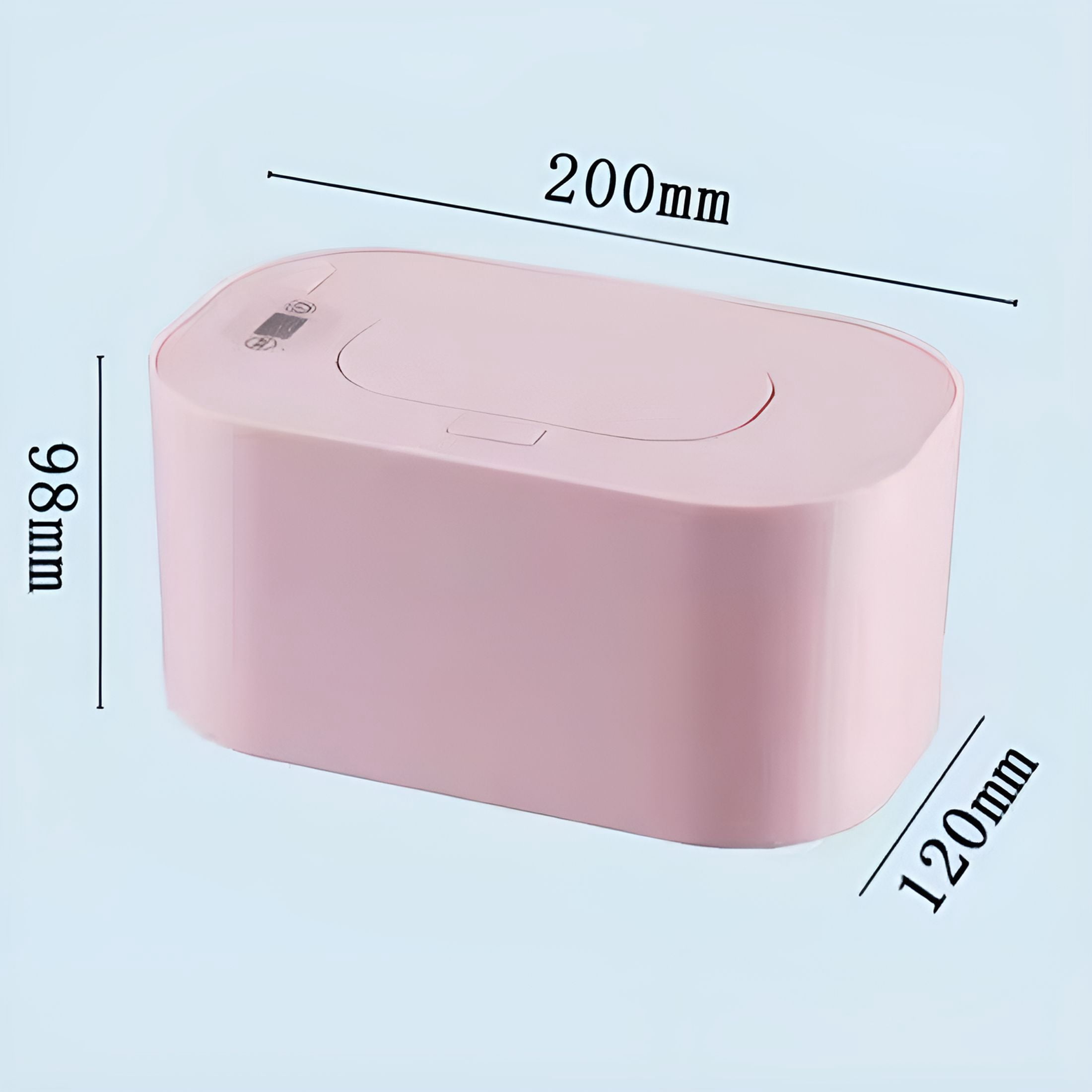 HIBIBUD Wet Wipes Heater,Temperature Adjustable Digital Display Top Heating Lock Large Capacity Baby Wipe Warmer Baby Diaper Wipes Dispenser(Constant Temperature)
