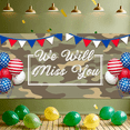 thumbnail image 5 of Camouflage Design We Will Miss You Red White Blue Banners Farewell Celebration Durable for Military Events Party Decoration, 5 of 8