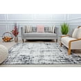 thumbnail image 4 of Rugs America Amabella IV40A Black Horizon Abstract Vintage White Area Rug, 2'6"x4', 4 of 5