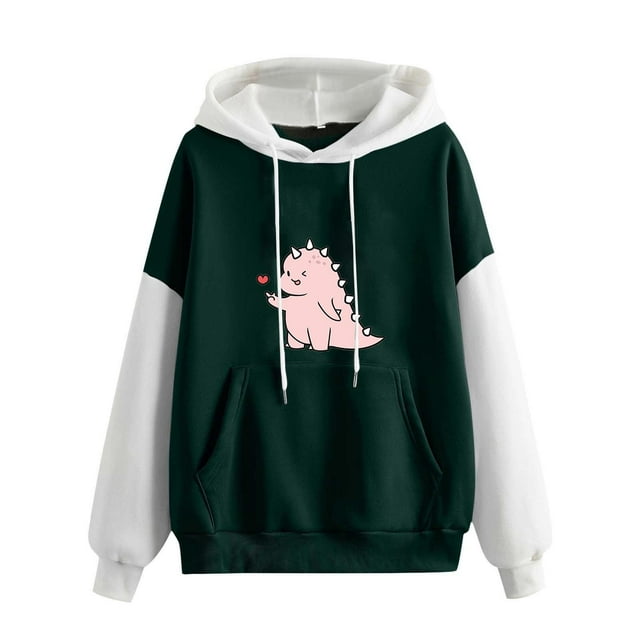 Mode Femme Décontractée Imprimé Col Rond Manches Longues Courtes Blouse Chandails en Molleton Sans Capuche