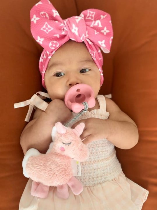Itzy Ritzy Sweetie Pal Pacifier - Unicorn with Pink Paci