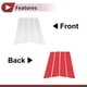 thumbnail image 3 of Recorte de Ventana del Pilar para Mazda 2 Hatchback 07-13 Antirrayaduras 6Pcs, 3 of 6