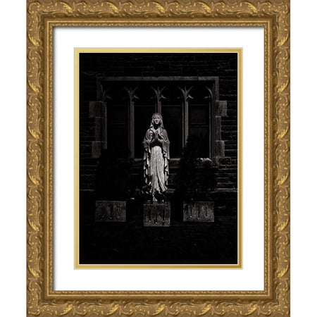 Carson Brian 12x14 Gold Ornate Wood Framed with Double Matting Museum Art Print Titled - Madonna No 1