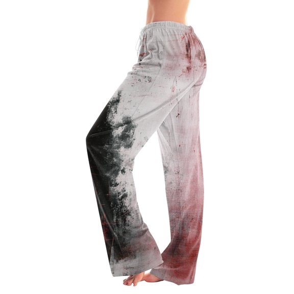 Trgacdwlo Halloween Pajama Pants Women Funny Ghost Graphic Womens Lounge Pants Fall Pumpkin Funny Graphic Elastic Waist Pj Pants Women
