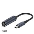thumbnail image 1 of Cable adaptador para computadora portátil PD100W, interfaz de CC a cable de conversión tipo C, fuente de alimentación de CC, segundo puerto de carga tipo C, 1 of 6