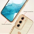 thumbnail image 2 of Samsung Galaxy S23 Plus 5G Case Love Heart 6D Plating Electroplate Luxury Elegant Case Camera Protector Soft TPU Shockproof Protective Corner Back Cover -White, 2 of 10