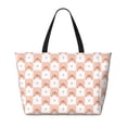 thumbnail image 2 of Disketp love plaid fox Bolsa de Playa de Gran Capacidad, Bolso Impermeable y a Prueba de Arena para Mujer, Ideal para Playa, Piscina y Natación, 2 of 7