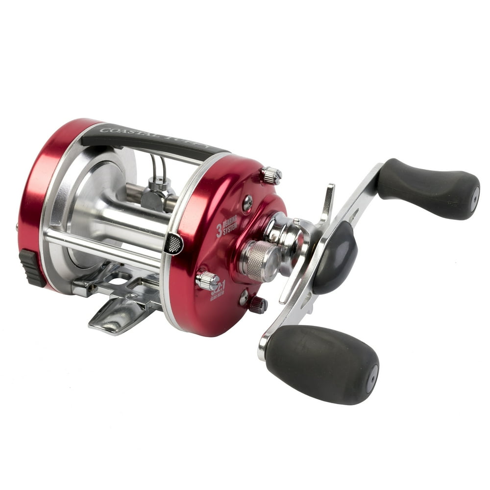 Coastal Tuff Saltwater Round Baitcast Reel - Walmart.com - Walmart.com