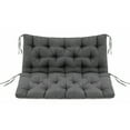 thumbnail image 4 of YEERSWAG 42" x 40" Dark Grey Outdoor Bench Cushion, Polyester, Anti-Fading, Waterproof, 4 of 10