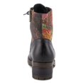 thumbnail image 4 of L’Artiste Marty Hand-Painted Leather Ankle Boots for Women – Cozy Flannel Lined Comfort Boot with Zipper Closure, 4 of 7