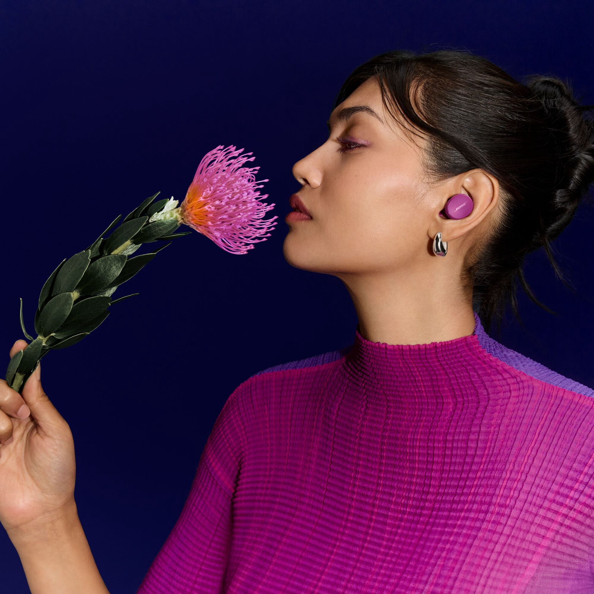 Bose QuietComfort Earbuds, Wireless Noise Cancelling Earbuds, Rosewood Mauve