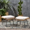thumbnail image 5 of Durable Ottoman with Rattan Weaving / Ideal for Outdoor Use, 5 of 7