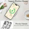 thumbnail image 6 of Case for iPhone 16/plus/pro/pro max/e, Clear Cute Ribbon Bowknot Pattern Aesthetic Transparent Phone Case Raised Camera Protection Stylish Slim Soft Durable TPU Protective Cover for Women Girls, 6 of 9