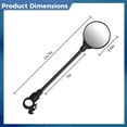 thumbnail image 3 of 360° Adjustable Bike Mirrors 1 Pair, Bike Handlebar Rear View Mirrors, Bicycle Mirrors Rearview Mirrors Convex for Mountain Road Bike Bicycle Electric Motorcycle, 3 of 8