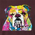 thumbnail image 5 of Wild Bobby Dean Russo Neon Colorful Pug Dog The Bulldog Dog Lover Men Premium Tri Blend Tee, Cardinal, Small, 5 of 5