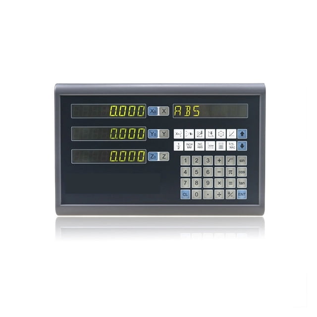 3 Axis Set/Kit For Lathe Milling Machines Digital Readout + Linear Encoders 5U Scale Measuring 50 To 1000mm Travel Length ,Easy to Operate