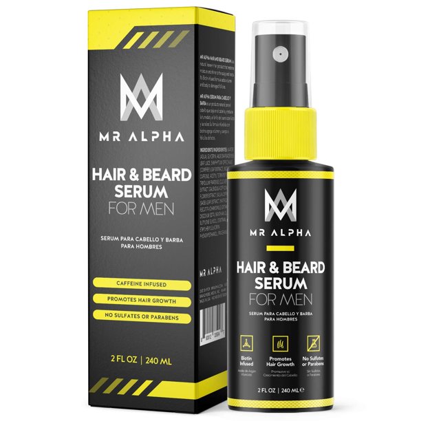 Mr Alpha Hair Growth Beard Regrowth Serum 2oz Walmart Com