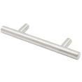 thumbnail image 2 of Bar Cabinet Pull, 3 Inches (76 Millimeters), 136mm Overall Length, Satin Stainless Steel by Stone Harbor Hardware, 2 of 4